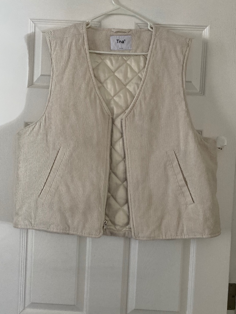 Off white Corduroy Vest